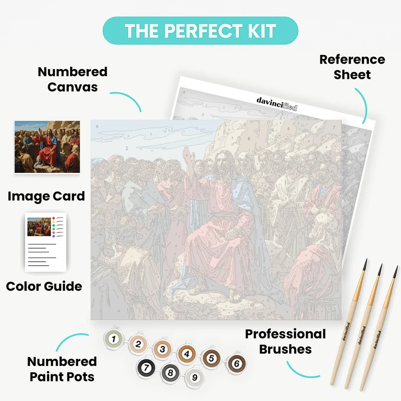 Sermon on the Hillside - Paint by Numbers Kit