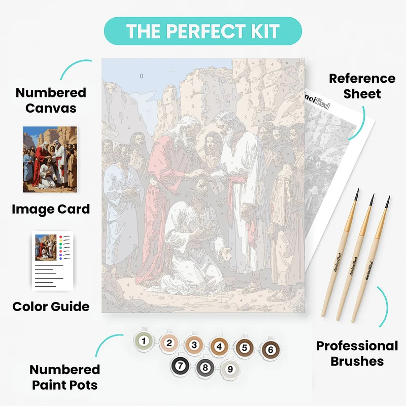 Biblical Blessing Ceremony - Paint by Numbers Kit
