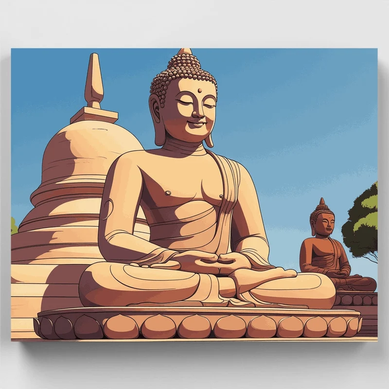 Buddha Statues - Paint by Numbers Kit
