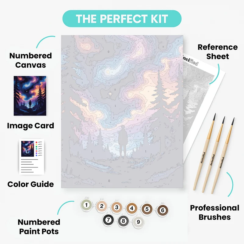 Cosmic Stargazer - Paint by Numbers Kit