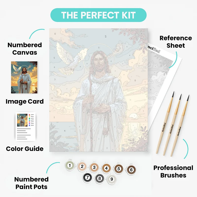 Divine Presence with Dove - Paint by Numbers Kit