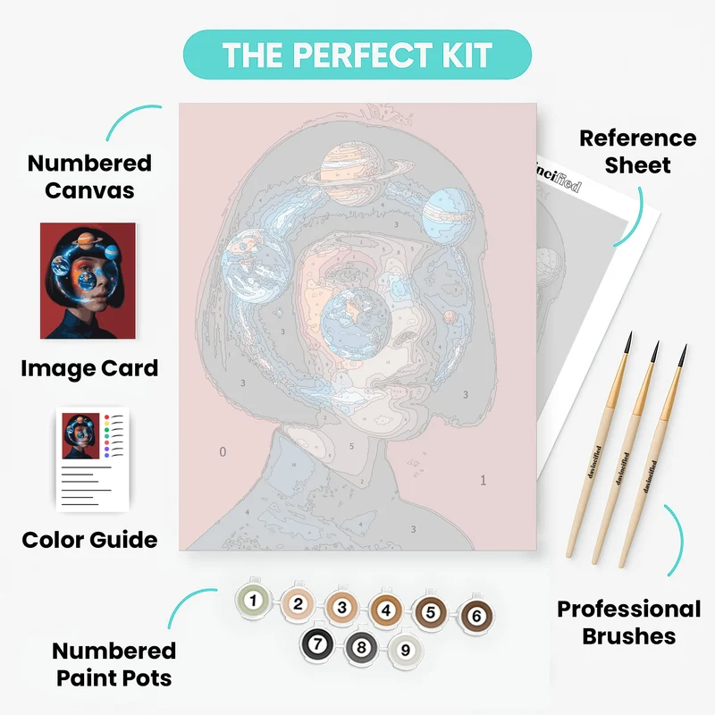 Cosmic Portrait - Paint by Numbers Kit