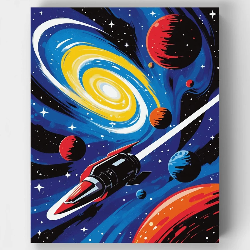 Cosmic Voyage - Paint by Numbers Kit