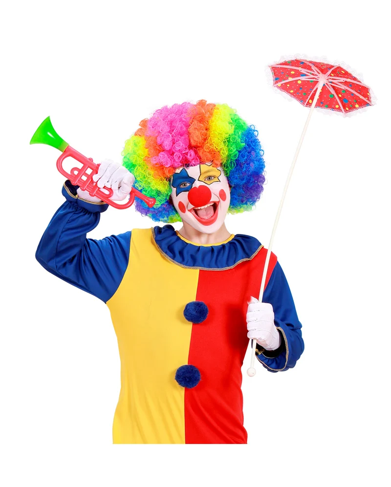 Clownperücke für Kinder Multicolor