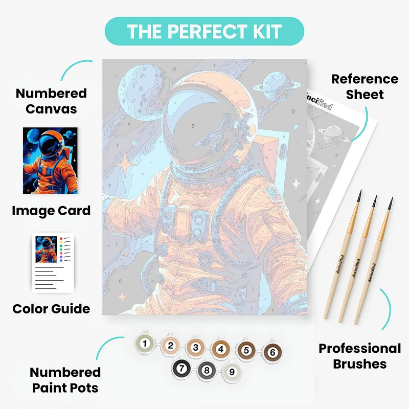 Galactic Voyager - Paint by Numbers Kit