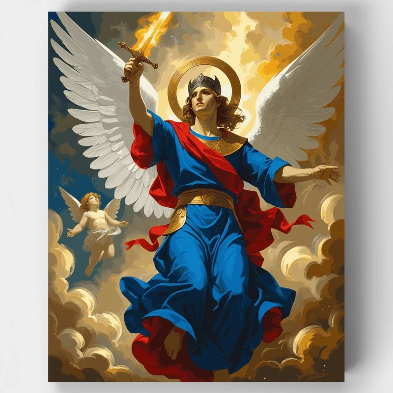 Archangel Michael - Paint by Numbers Kit