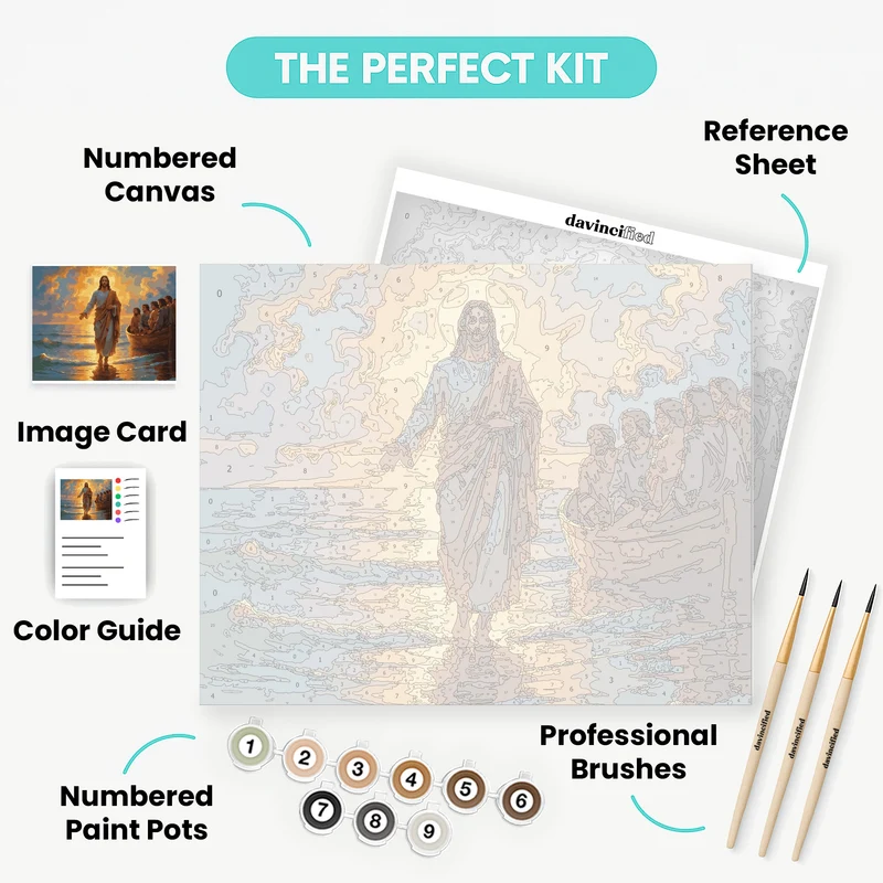 Walking on Water - Paint by Numbers Kit