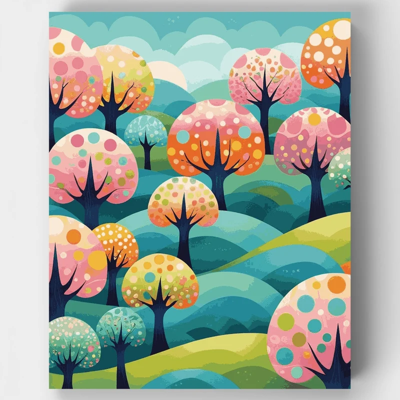 Whimsical Forest - Paint by Numbers Kit