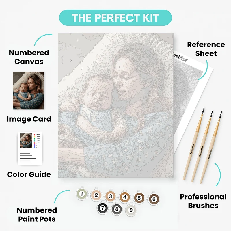 Tender Motherhood - Paint by Numbers Kit