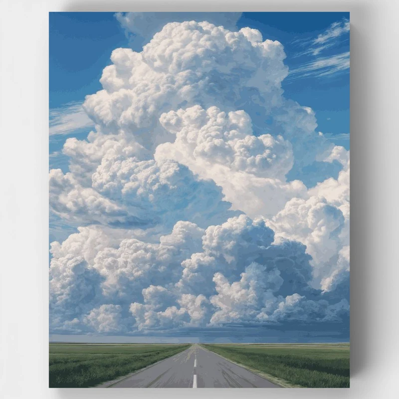 "Open Road Dreams: Drive Into Nature’s Canvas with LofiArtLoft"
