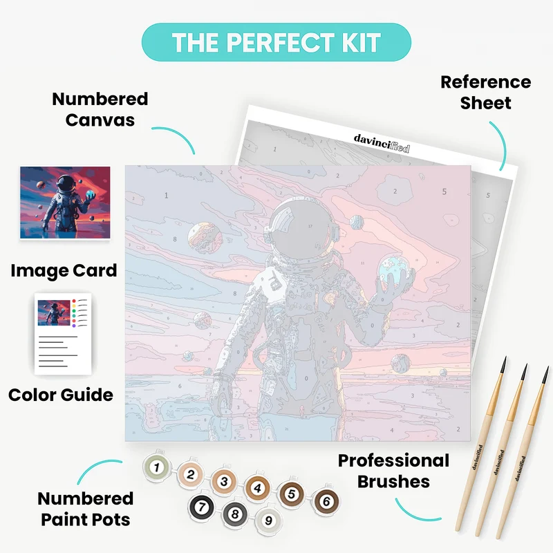Celestial Explorer - Paint by Numbers Kit