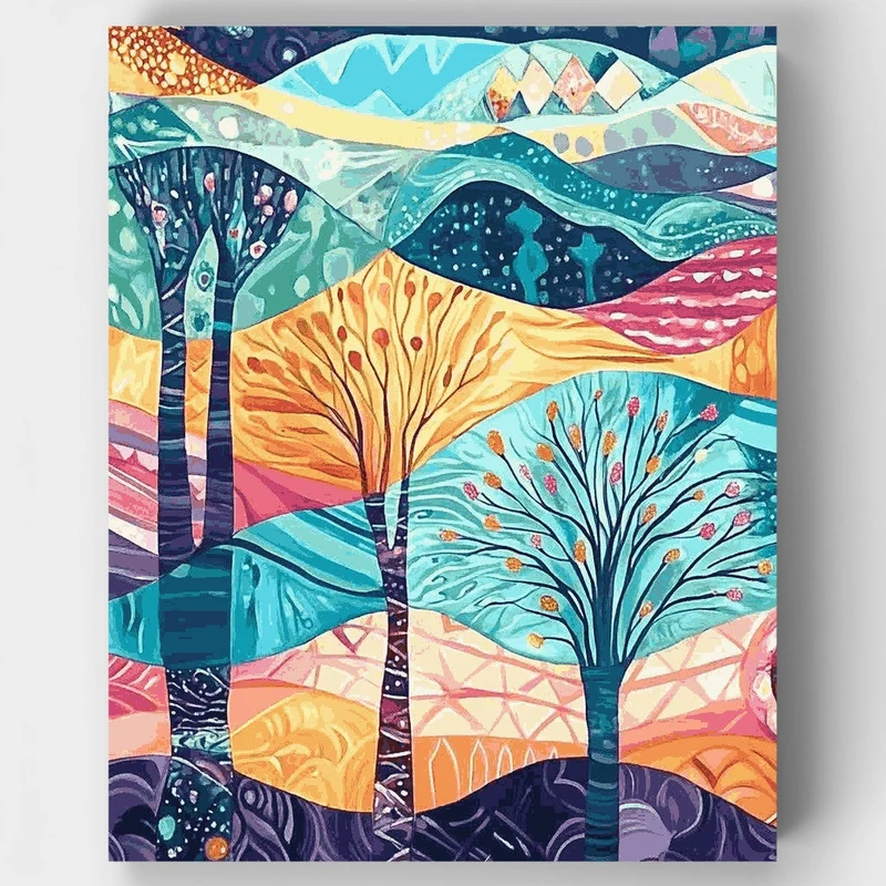 Whimsical Forest Dreams - Paint by Numbers Kit