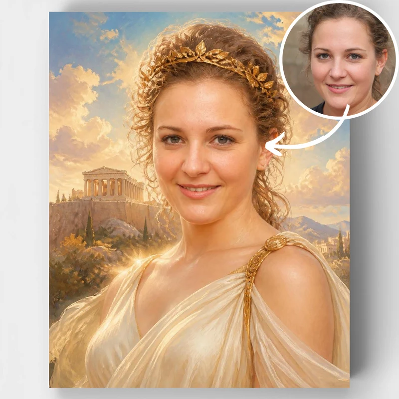 Ancient Greek Goddess - Custom Paint by Numbers Kit