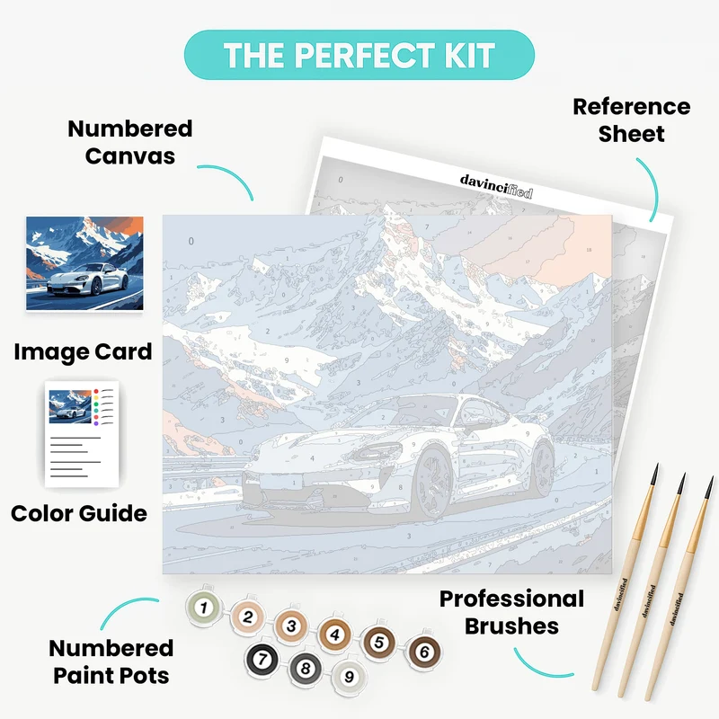 Alpine Drive Adventure - Paint by Numbers Kit