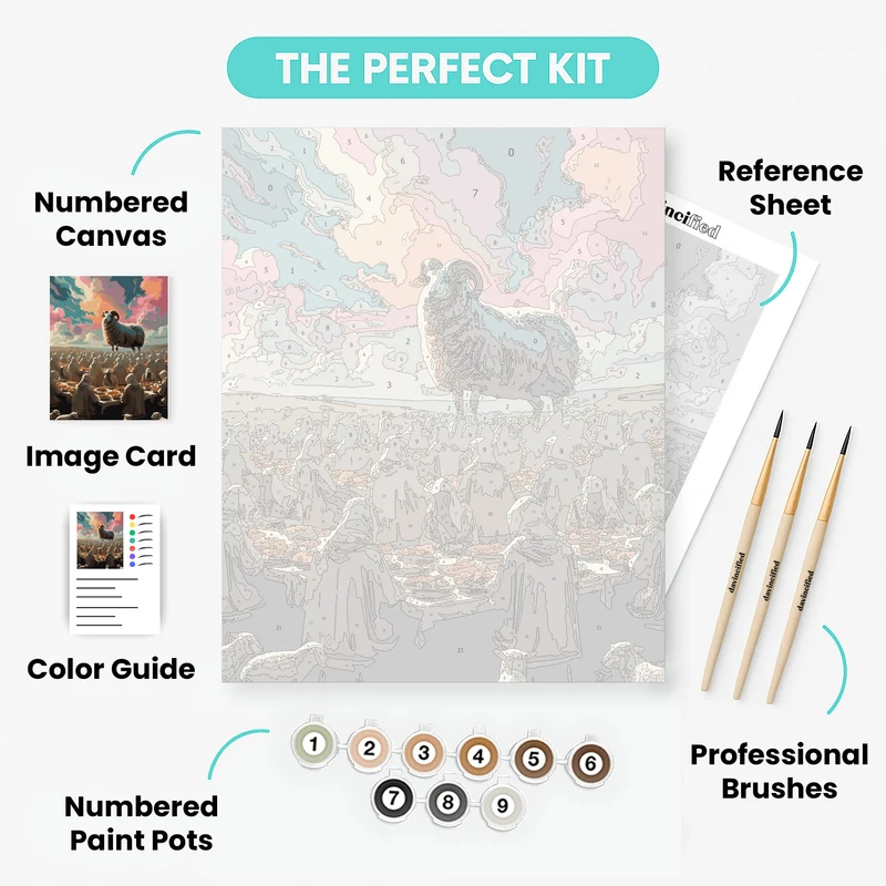 Provence Wine and Lavender - Paint by Numbers Kit