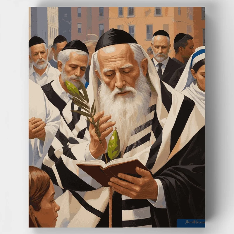Sukkot Prayer - Paint by Numbers Kit