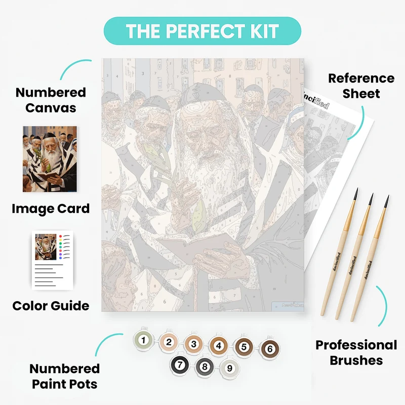Sukkot Prayer - Paint by Numbers Kit