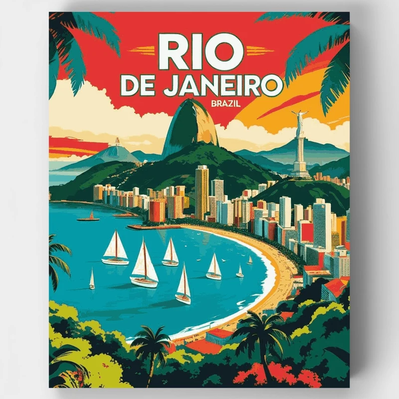 Rio de Janeiro Paradise - Paint by Numbers Kit