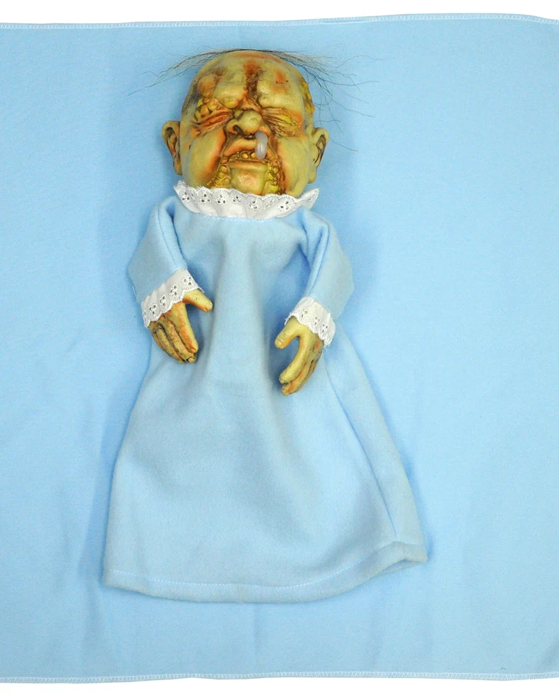 Zombie Baby Handpuppe