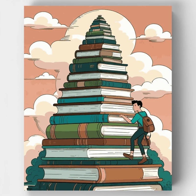 Stairway of Knowledge - Paint by Numbers Kit