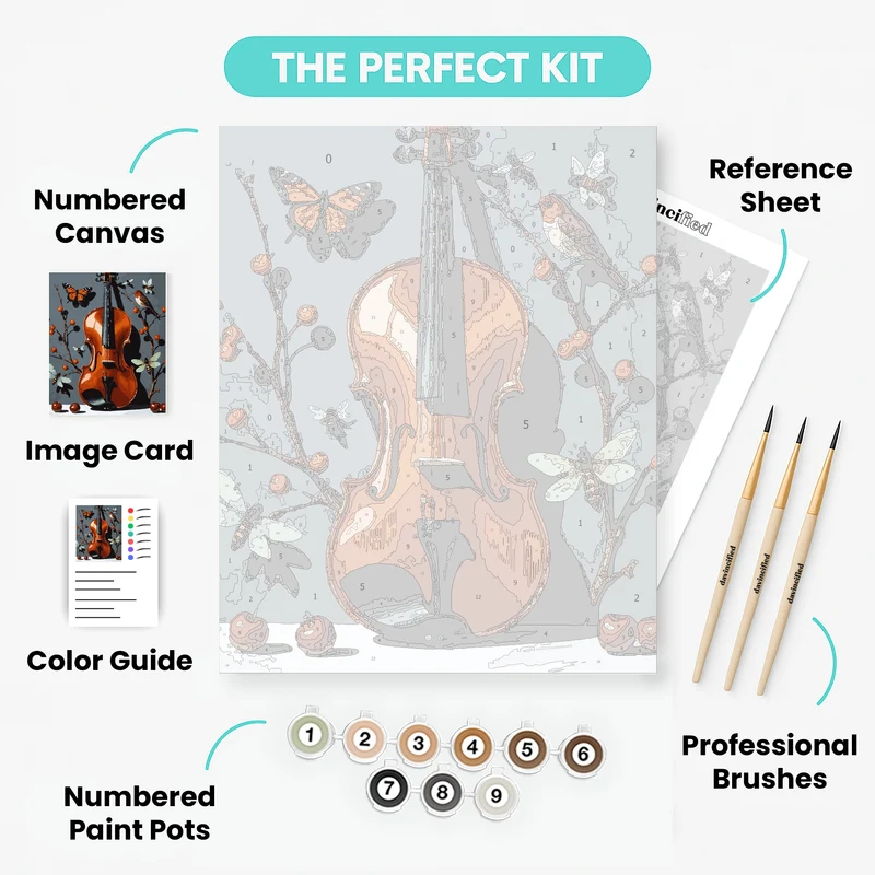 Symphony of Nature - Paint by Numbers Kit
