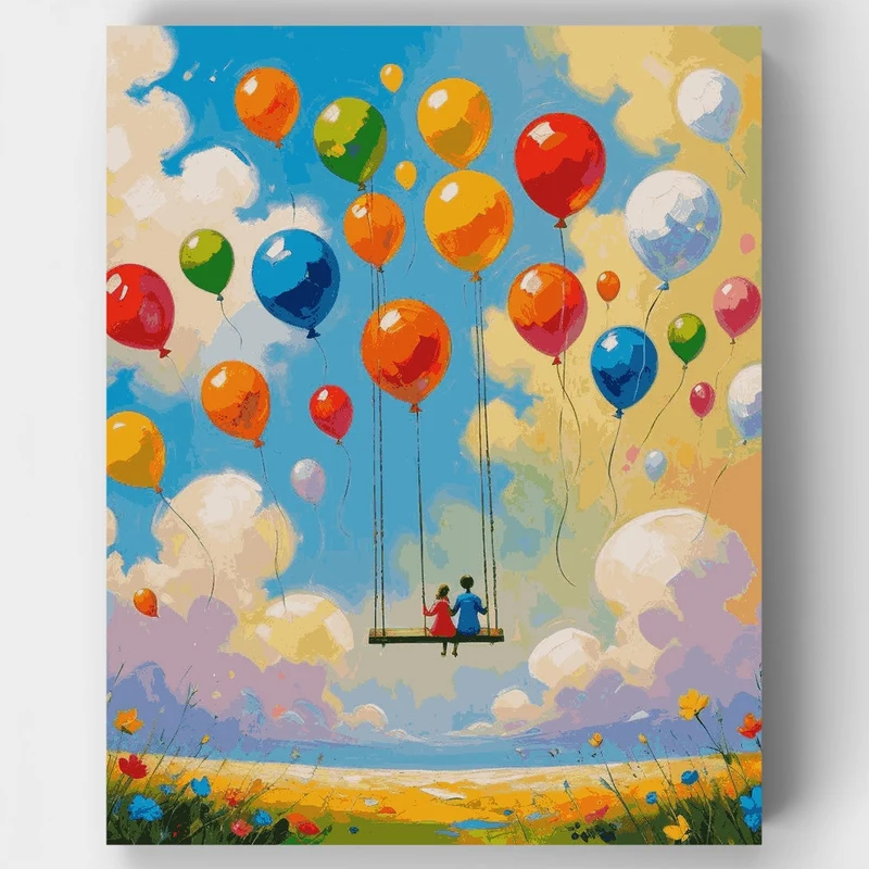 Balloon Dreams - Paint by Numbers Kit