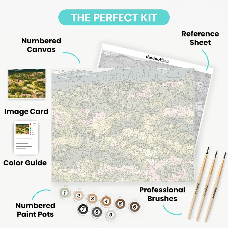 Wildflower Meadow - Paint by Numbers Kit