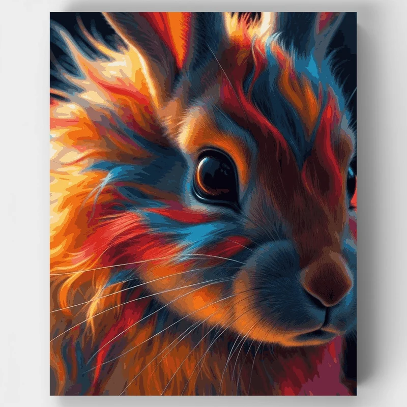 Mystical Rabbit - Paint by Numbers Kit