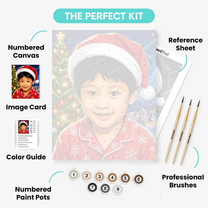 Christmas Joy - Custom Paint by Numbers Kit