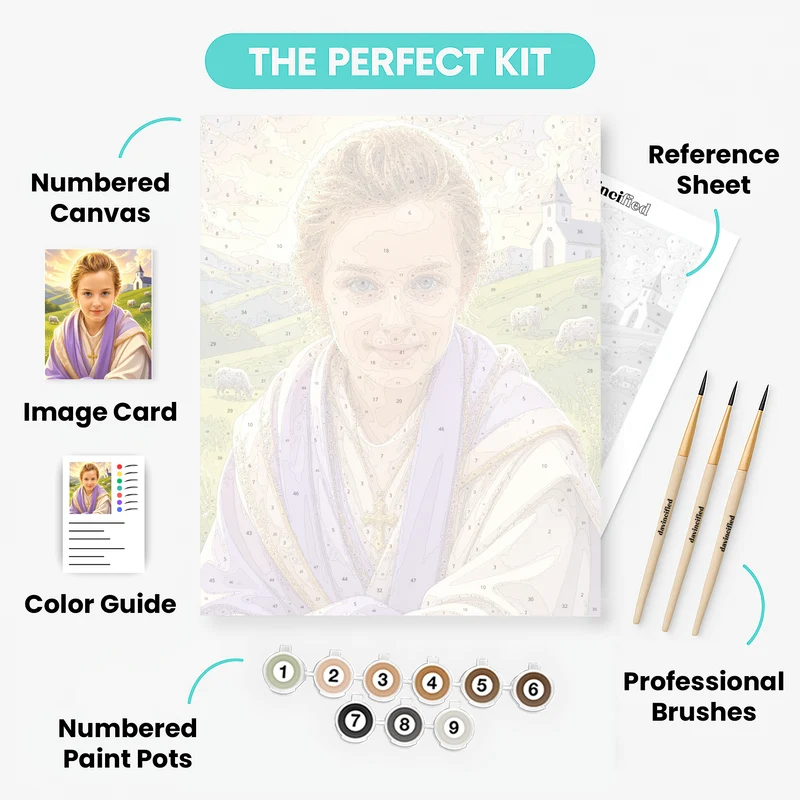 Pastoral Serenity - Custom Paint by Numbers Kit