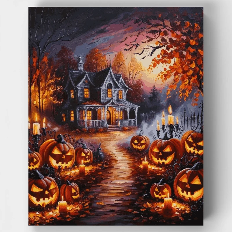 Halloween Night - Paint by Numbers Kit