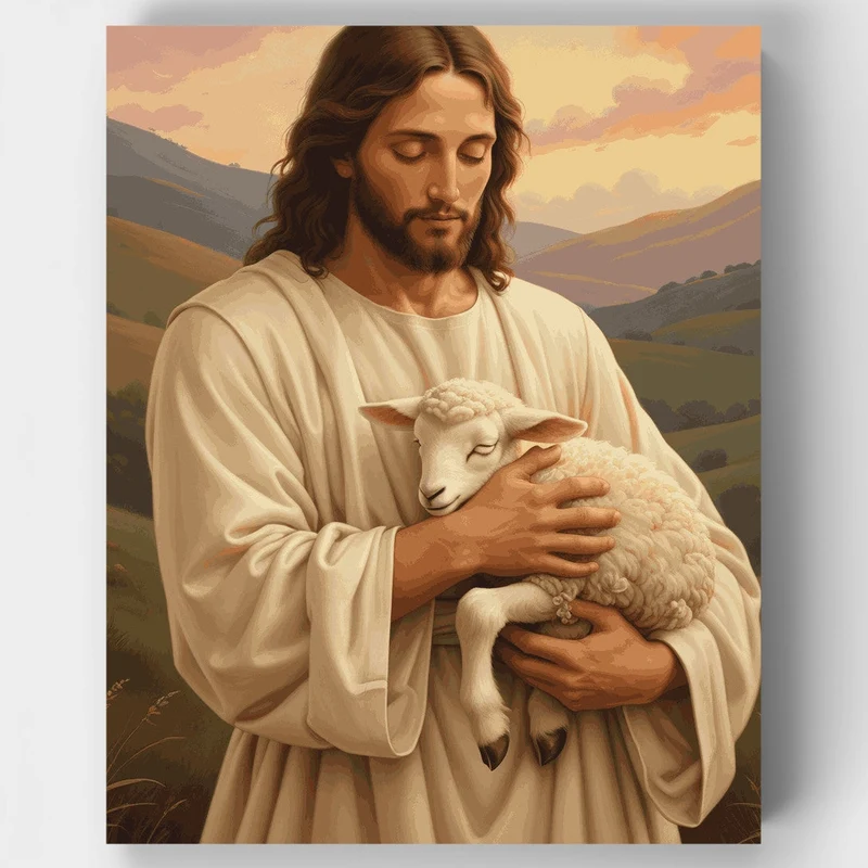 The Good Shepherd - Paint by Numbers Kit