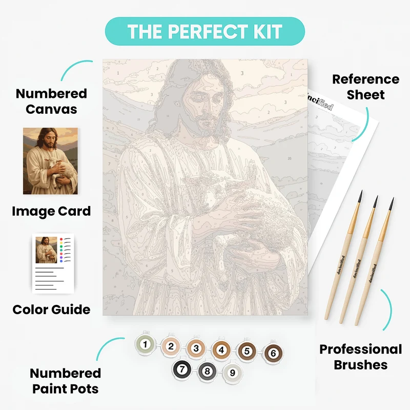 The Good Shepherd - Paint by Numbers Kit