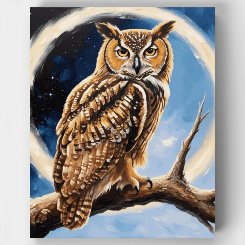 Majestic Owl - Paint by Numbers Kit