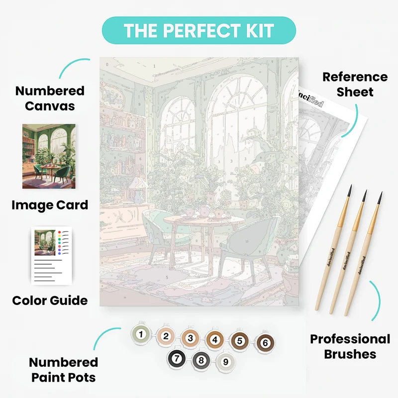 Sunny Sanctuary - Paint by Numbers Kit
