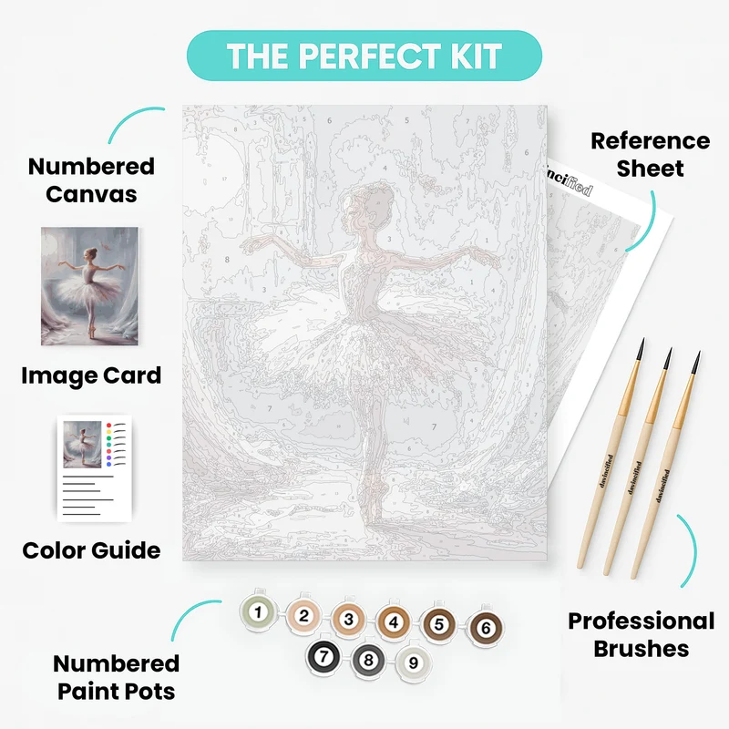 Ballet Dream - Paint by Numbers Kit