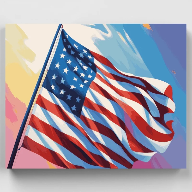 Patriotic Pride - Paint by Numbers Kit