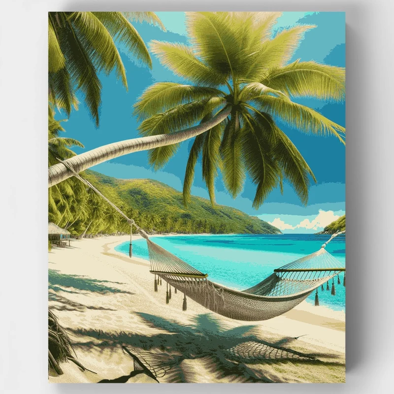 Tropical Tranquility - Paint by Numbers Kit