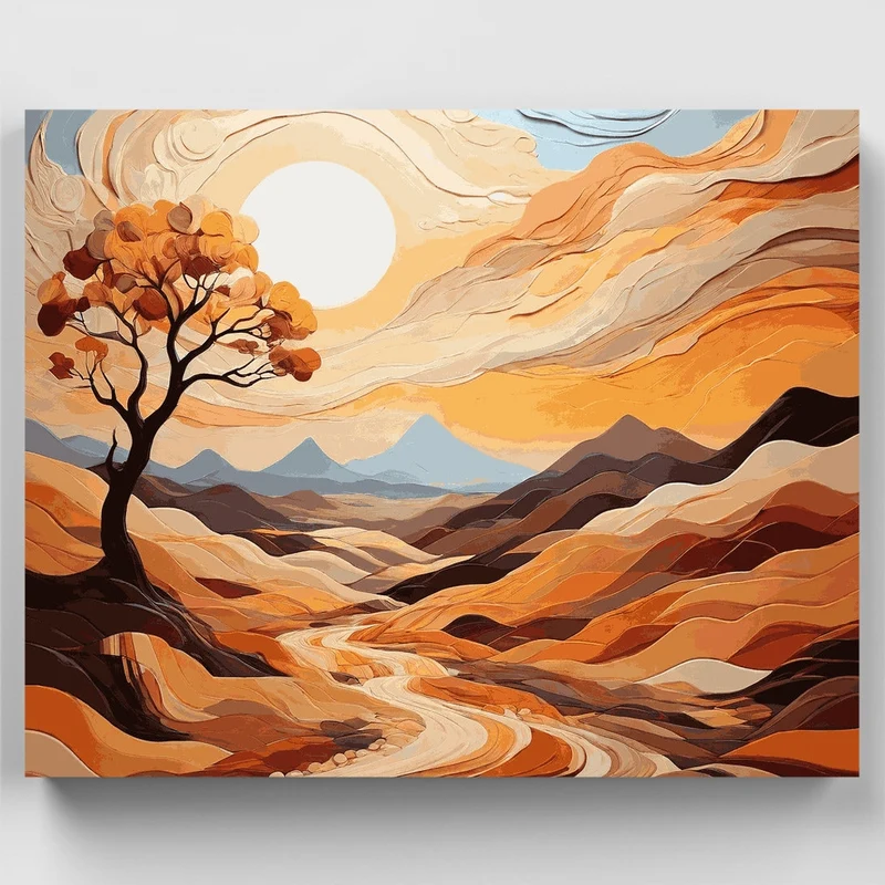Golden Horizon - Paint by Numbers Kit