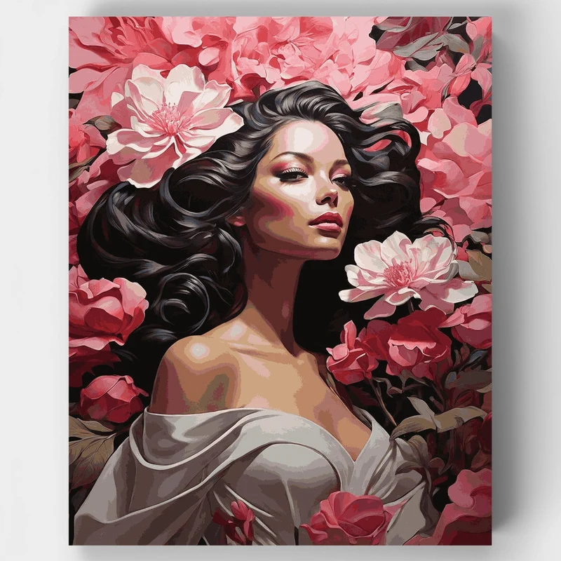 Floral Elegance - Paint by Numbers Kit