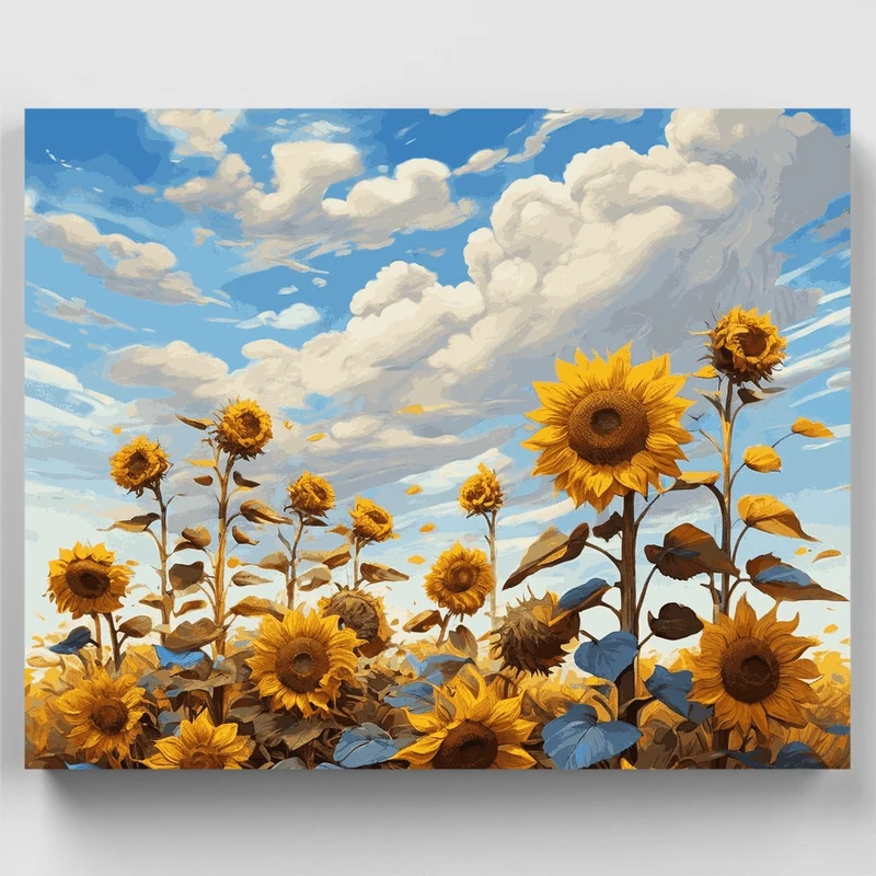 Fields of Sunshine - Paint by Numbers Kit